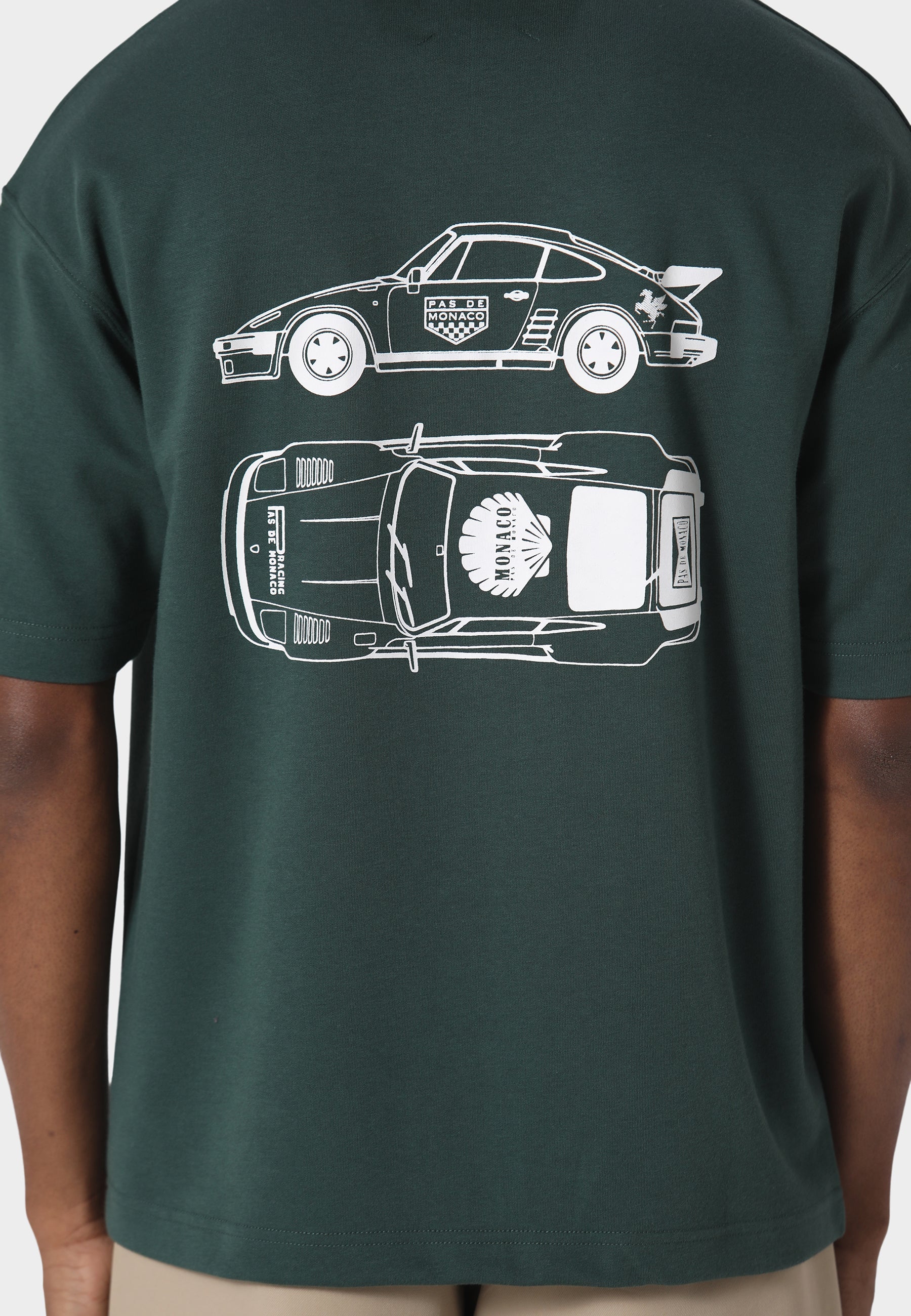Pas De Monaco Slanted Pedosa Green T-Shirt